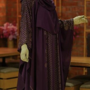 4 Parts Full  Abaya Borka - কলিজা কালার
